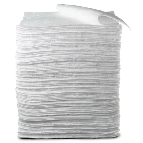 3M HP-156 Petroleum Sorbent Pad, High Capacity, White, 19 in x 17 in, Oil Only (7000001941) (100 Pack)