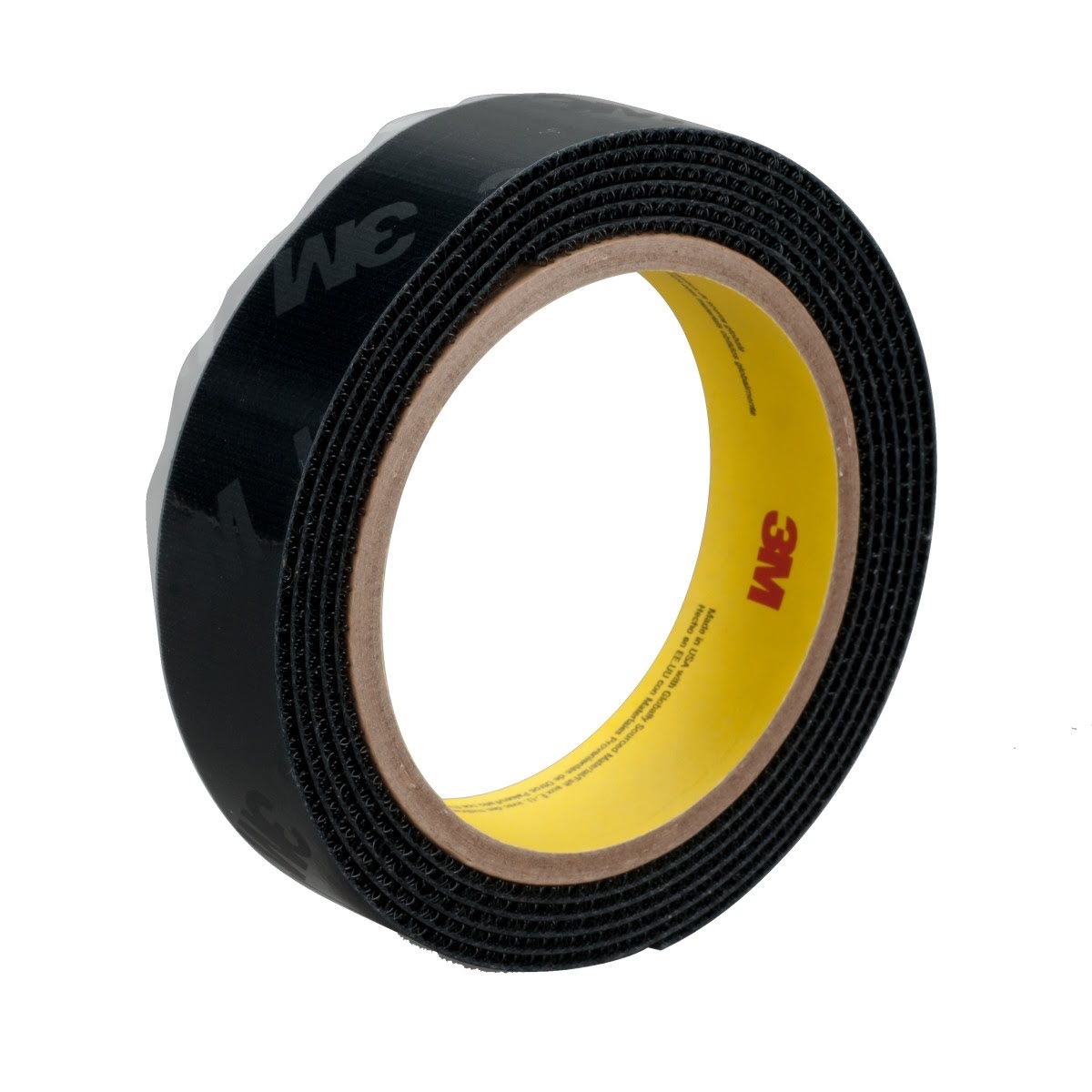 3M SJ3572 Hook Fastener, Black, 5/8 in x 50 yd Roll (7000001964) (4 Pack)