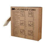 3M C-FL550DD/P-F2001 Chemical Sorbent Folded Roll High Capacity Yellow 5 in x 50 ft 3 Box Case (7000002024) (3 Pack) - 6