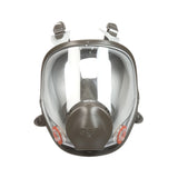 3M 6700 Full Facepiece Reusable Respirator 6000 Series, Small, Gray, Bayonet Connection, Cool Flow Valve (7000002029) (4 Pack)