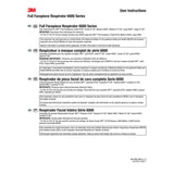 3M 6700 Full Facepiece Reusable Respirator 6000 Series, Small, Gray, Bayonet Connection, Cool Flow Valve (7000002029) (4 Pack) - 9