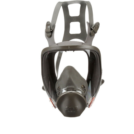 3M 54146 6800 Full Facepiece Reusable Respirator, Medium, Gray, Silicone Face Seal, 4-Point Harness, Bayonet Connection (7000002030) (4 Pack)