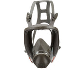 3M 54146 6800 Full Facepiece Reusable Respirator, Medium, Gray, Silicone Face Seal, 4-Point Harness, Bayonet Connection (7000002030) (4 Pack)