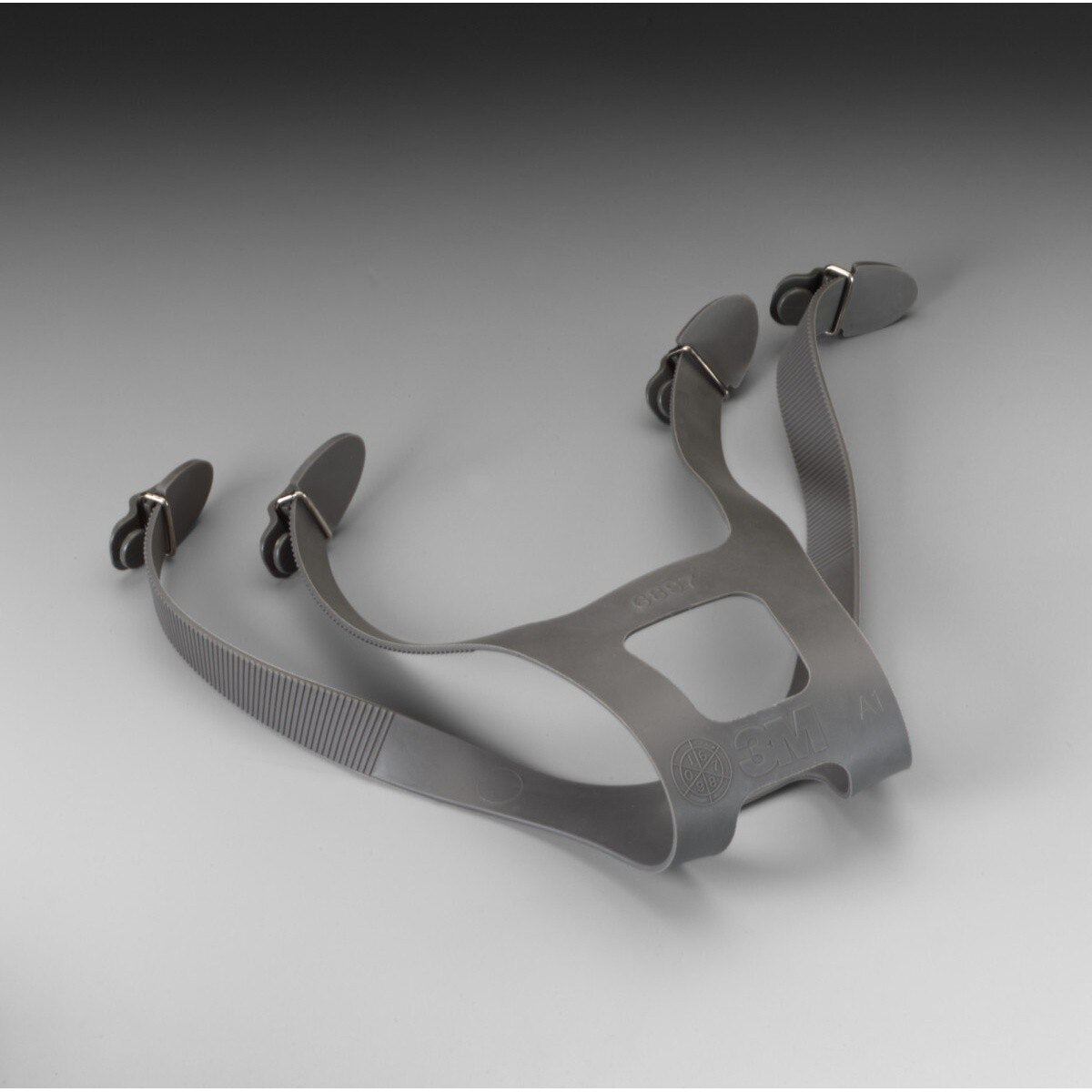 3M 37005 Head Harness Replacement for Full Facepiece Respirator 6000 Series, Gray, 4 Point (7000002035) (5 Pack)