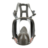 3M 54159 Full Facepiece Reusable Respirator 6000 Series, Large, Silicone Face Seal, Bayonet Connection, ANSI High Impact Eye Protection, NIOSH Approved (6900) (7000002037) (4 Pack)