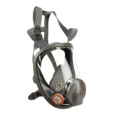 3M 54159 Full Facepiece Reusable Respirator 6000 Series, Large, Silicone Face Seal, Bayonet Connection, ANSI High Impact Eye Protection, NIOSH Approved (6900) (7000002037) (4 Pack) - 2
