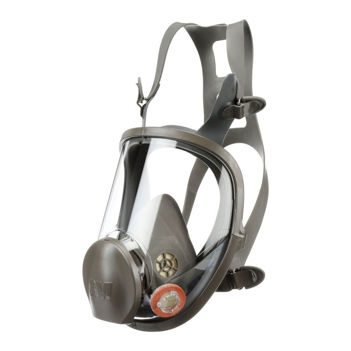 3M 54159 Full Facepiece Reusable Respirator 6000 Series, Large, Silicone Face Seal, Bayonet Connection, ANSI High Impact Eye Protection, NIOSH Approved (6900) (7000002037) (4 Pack) - 3
