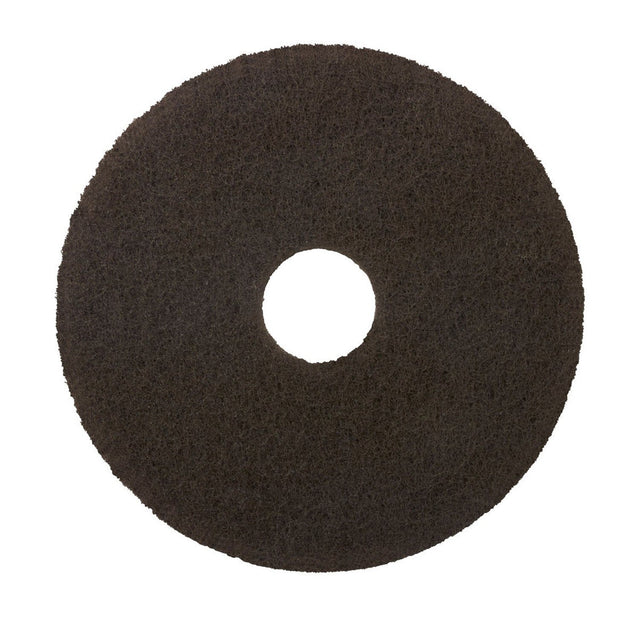 3M Scotch-Brite Surface Preparation Pads, Brown, 20 in, Center Hole (SPP20) (7000002195) (Case of 10) (10 Pack)