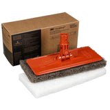 3M 6472 Doodlebug Pad Holder Starter Kit with Pads, Orange, 8.937 in x 3.74 in (7000002232) (4 Pack) - 2