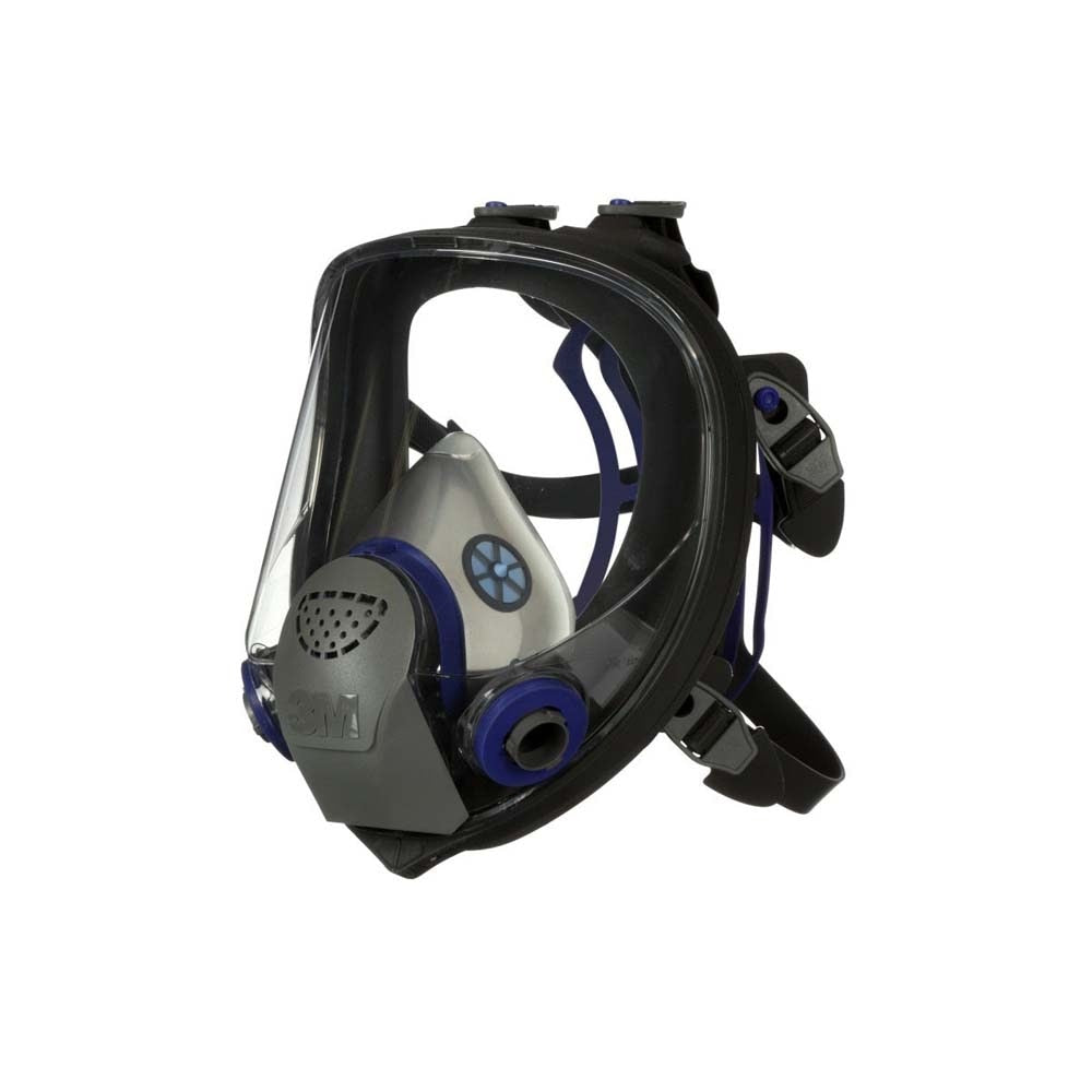 3M FF-402 Ultimate FX Full Facepiece Reusable Respirator , NIOSH Certified with Six-Strap Harness and Cool Flow Valve (Medium) (7000002284) (4 Pack) - 2