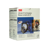 3M FF-402 Ultimate FX Full Facepiece Reusable Respirator , NIOSH Certified with Six-Strap Harness and Cool Flow Valve (Medium) (7000002284) (4 Pack) - 5