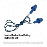 3M 340-4007 E-A-R UltraFit Earplugs, Metal Detectable, Corded, Poly Bag (7000002319) (100 Pack) - 5