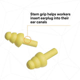 3M 340-4003 E-A-R Earplugs, Uncorded, Poly Bag, Yellow (7000002321) (400 Pack) - 2