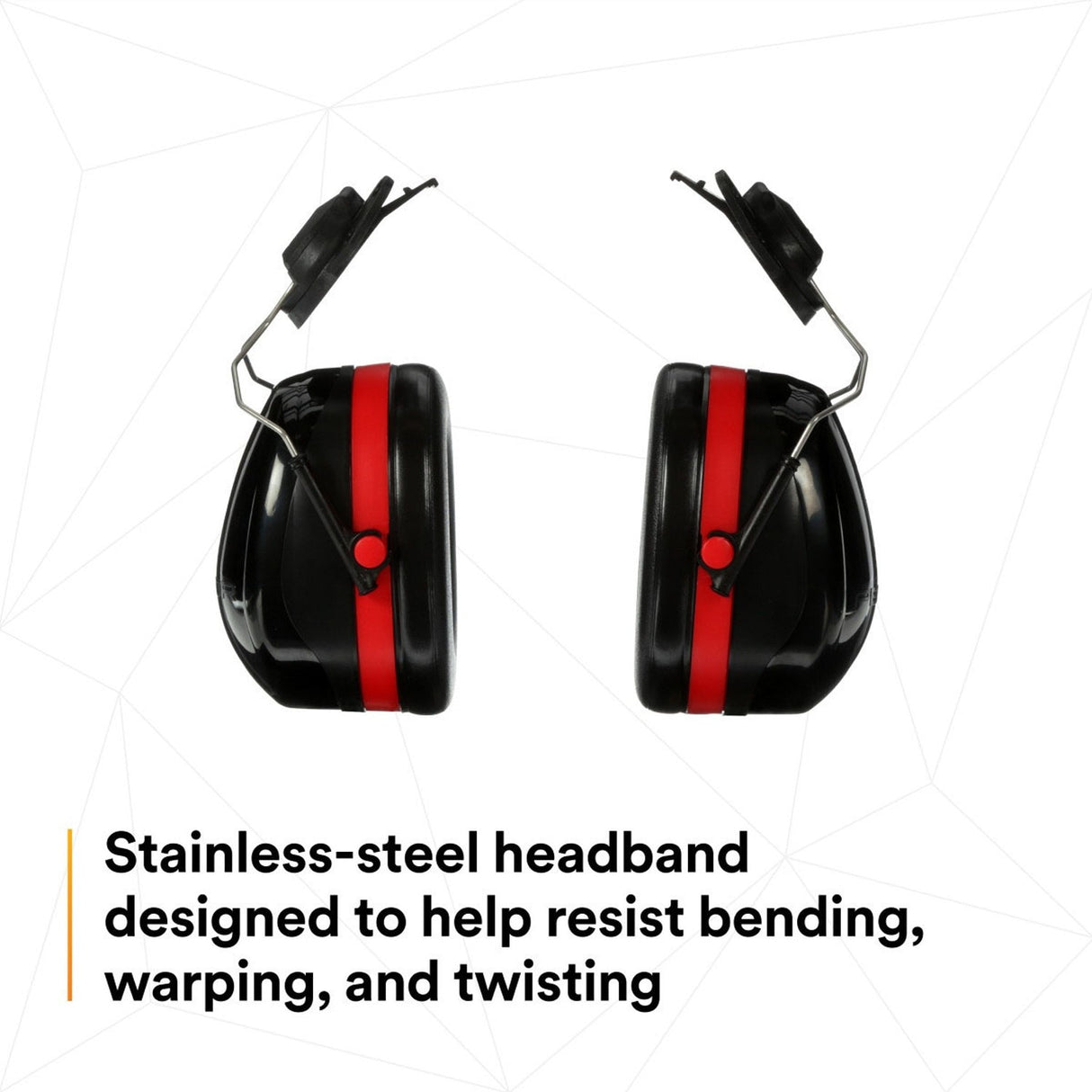 3M H10P3E PELTOR Optime 105 Hard Hat Attached Earmuffs NRR 27 dB (7000002327) (10-Pack) - 8