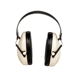 3M H6F/V PELTOR Optime 95 Folding Over-the-Head Earmuffs, 21 dB NRR, Adjustable, Beige (7000002328) - 3