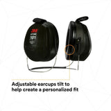 3M 7000002329 PELTOR Optime 101 Behind-the-Head Earmuffs, 26 dB NRR, H7B (10 Pack) - 8