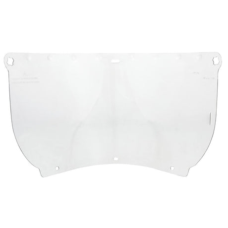 3M 82543-00000 Clear Polycarbonate Faceshield Window, Flat, Transparent, 14.5 in x 7.5 in (WP98) (7000002337) (10 Pack)