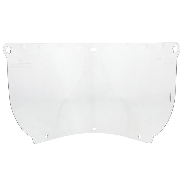 3M 82543-00000 Clear Polycarbonate Faceshield Window, Flat, Transparent, 14.5 in x 7.5 in (WP98) (7000002337) (10 Pack)