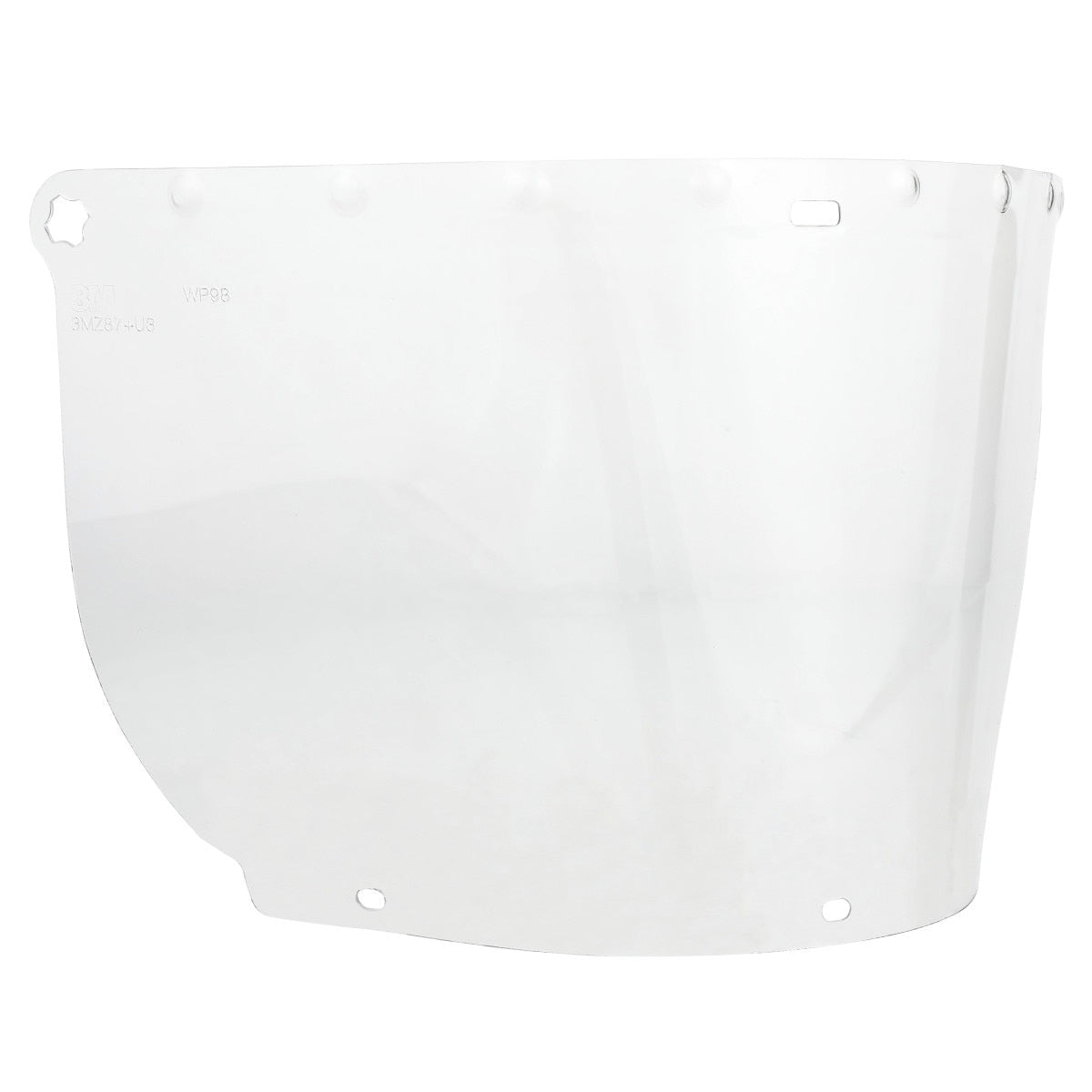 3M 82543-00000 Clear Polycarbonate Faceshield Window, Flat, Transparent, 14.5 in x 7.5 in (WP98) (7000002337) (10 Pack) - 4