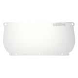 3M 82543-00000 Clear Polycarbonate Faceshield Window, Flat, Transparent, 14.5 in x 7.5 in (WP98) (7000002337) (10 Pack) - 5
