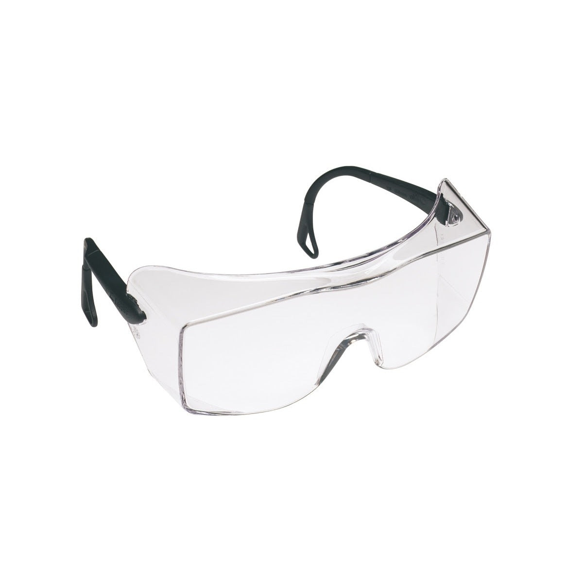 3M 62226 OX Protective Eyewear 2000, 12166-00000-20 Clear Anti-Fog Lens, Black Secure Grip Temple (7000002373) (20 Pack)