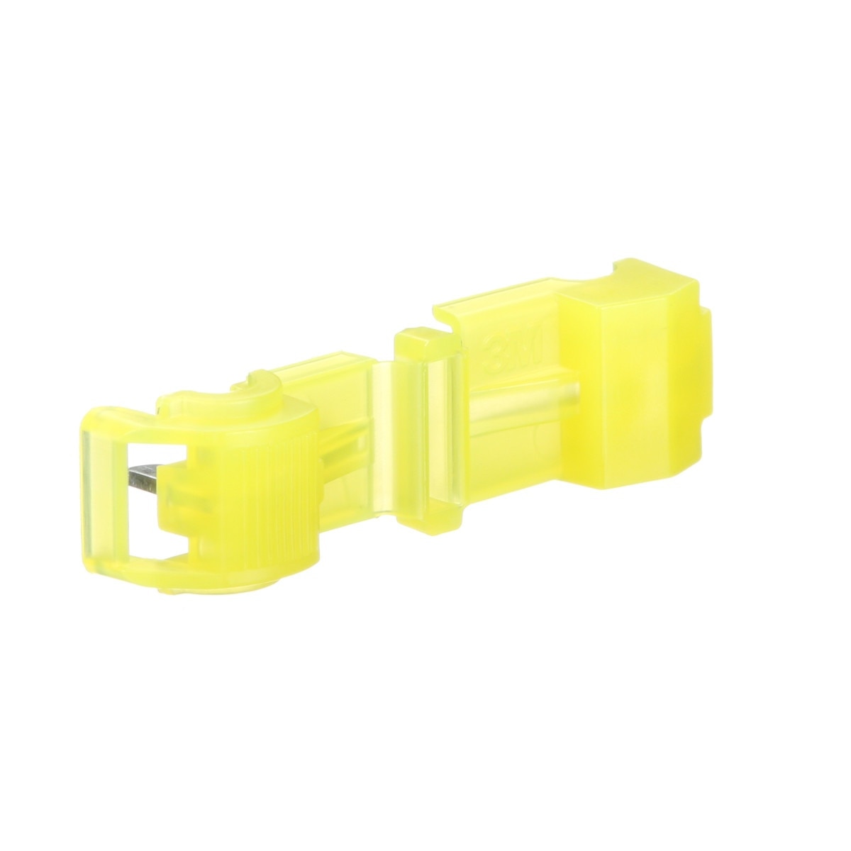3M 953K-BULK Female QuickSlide Disconnect, T-Tap Nylon Insulated Self-Stripping, 12 AWG, Yellow (7000005802) (1000 Pack) - 2