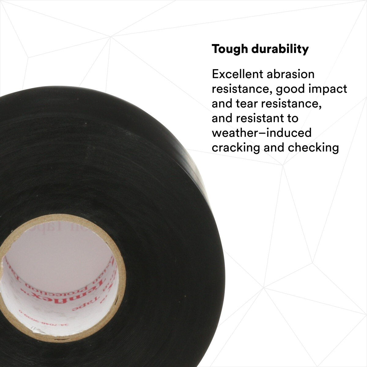 3M 1100UP-2X100FT Temflex Vinyl Corrosion Protection Tape 1100, Unprinted, Black, 2 in x 100 ft (7000005813) (24 Pack) - 4