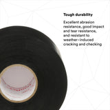 3M 1100UP-2X100FT Temflex Vinyl Corrosion Protection Tape 1100, Unprinted, Black, 2 in x 100 ft (7000005813) (24 Pack) - 4
