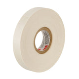 3M 27-1/2"X66' Scotch Glass Cloth Electrical Tape, 1/2 in x 66 ft, 7 mil, White, Rubber Adhesive, High Temperature (7000005814) - 5