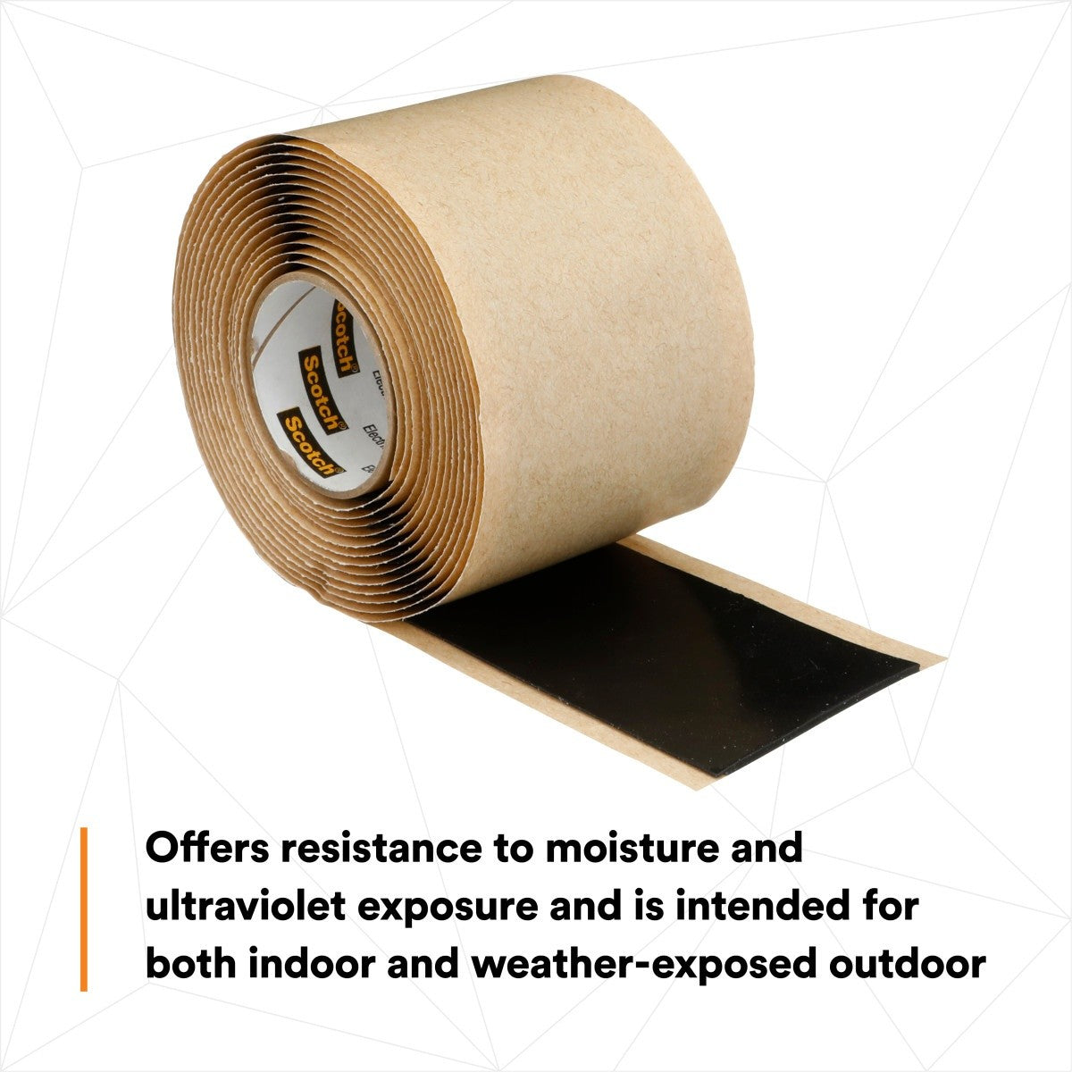3M 2228-2X10FT Scotch Rubber Mastic Tape 2228, 2 in x 10 ft, Black, 65 mil, Conformable Self-Fusing Electrical Insulating Moisture Sealing (7000005986) - 4