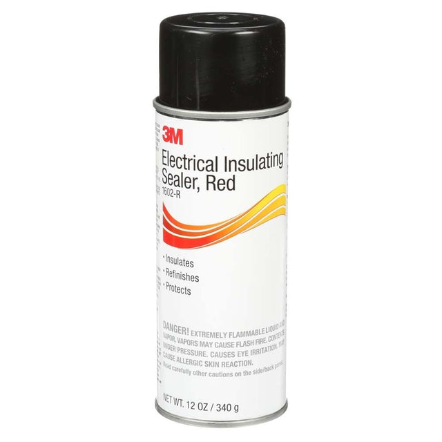 3M 1602-R Electrical Insulating Sealer, 12-oz Can, Red (7000006033) (12 Pack)
