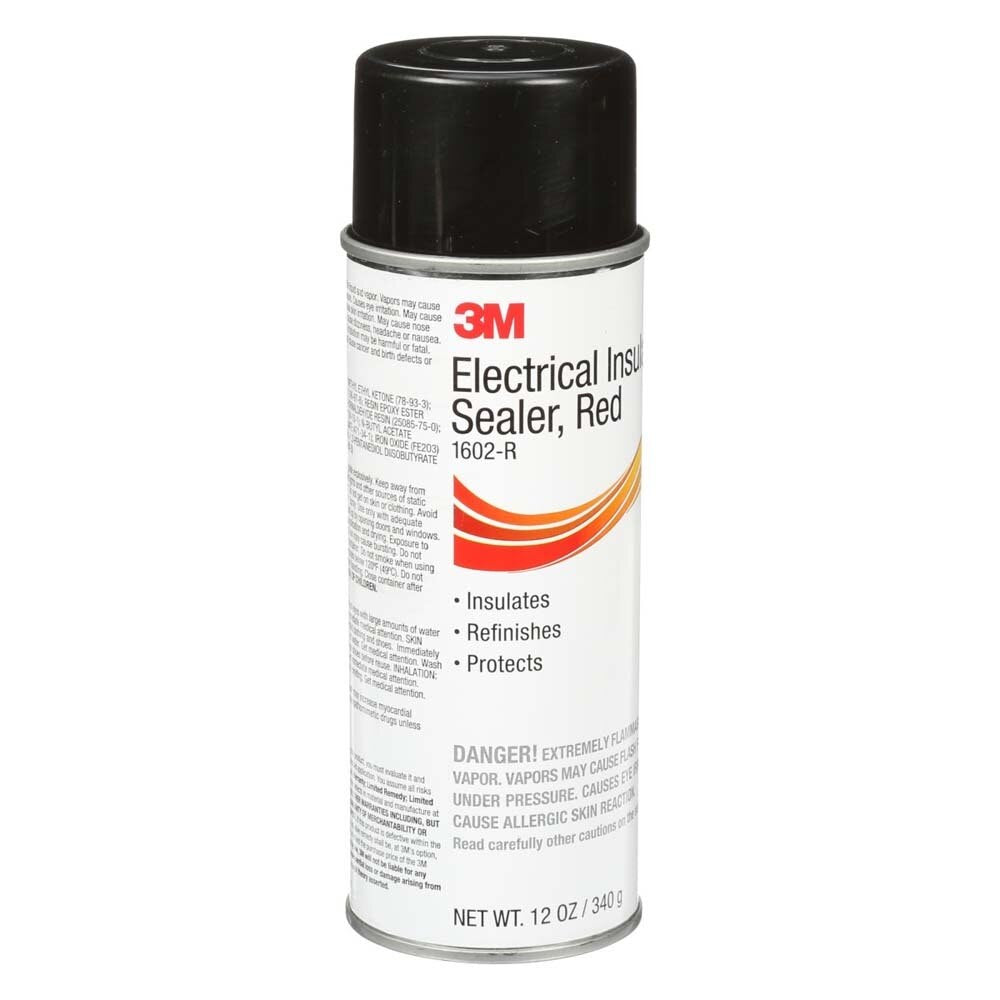 3M 1602-R Electrical Insulating Sealer, 12-oz Can, Red (7000006033) - 2