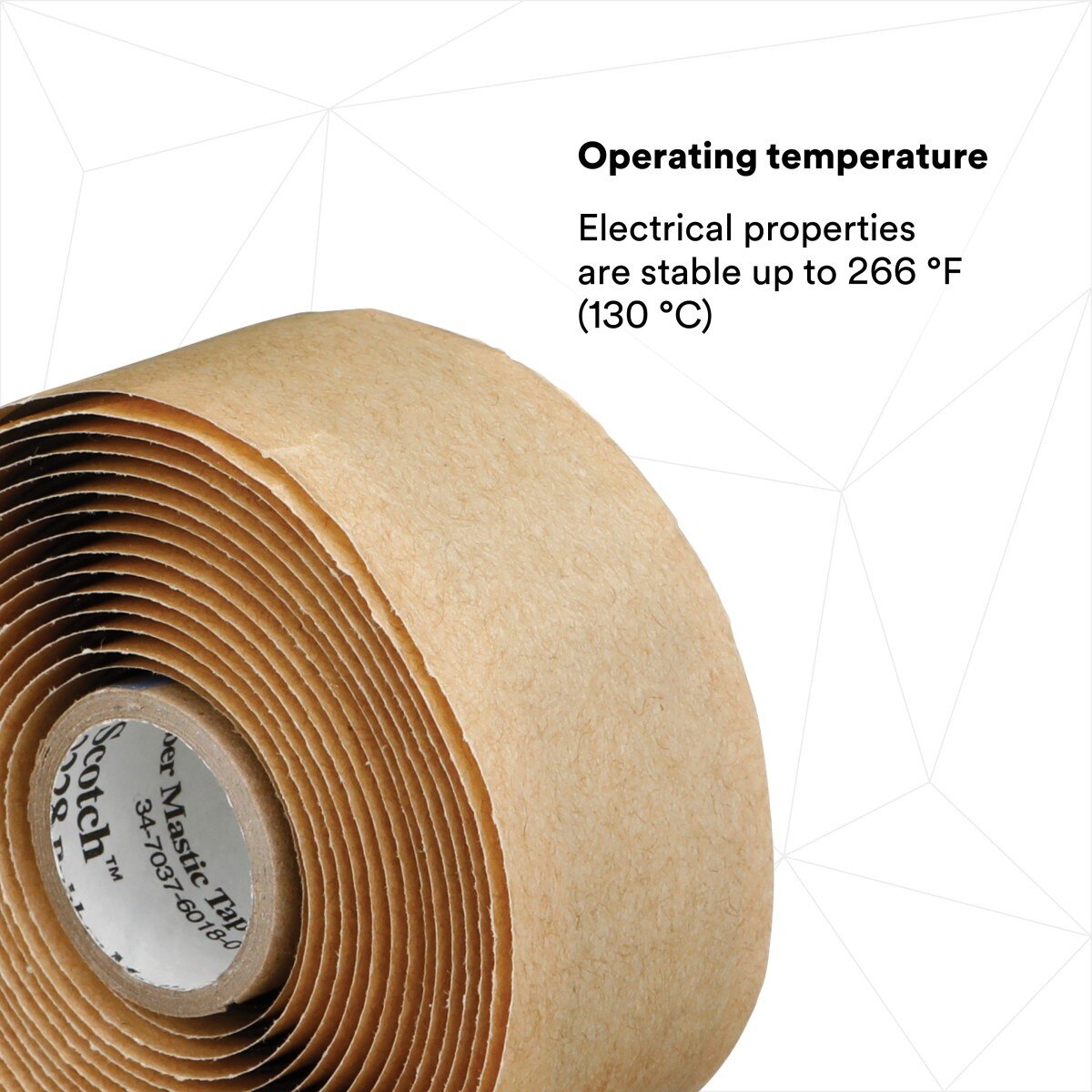 3M 2228-1X10FT Scotch Rubber Mastic Tape 2228, Black, 1 in x 10 ft, 65 mil, Conformable Self-Fusing Electrical Insulating Moisture Sealing (7000006048) (12 Pack) - 3