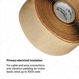 3M 2228-1X10FT Scotch Rubber Mastic Tape 2228, Black, 1 in x 10 ft, 65 mil, Conformable Self-Fusing Electrical Insulating Moisture Sealing (7000006048) (12 Pack) - 4