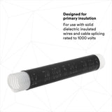 3M 8426-9 Cold Shrink Insulator, 2/0 AWG-250 kcmil (70-125 mm2), Black, EPDM Rubber, 1 kV (7000006132) (10 Pack) - 2
