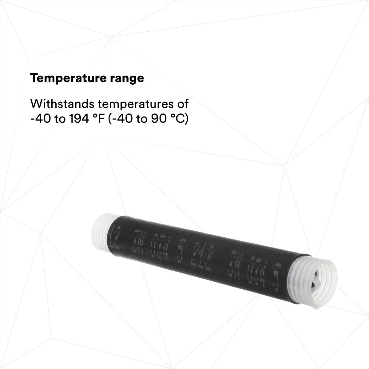 3M 8426-9 Cold Shrink Insulator, 2/0 AWG-250 kcmil (70-125 mm2), Black, EPDM Rubber, 1 kV (7000006132) (10 Pack) - 5