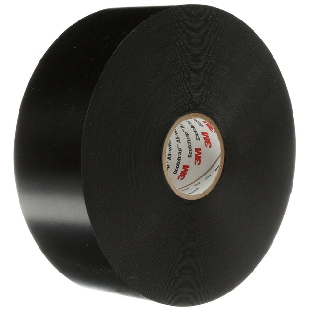 3M 51UP-2X100FT Vinyl Corrosion Protection Tape 51, Unprinted, Black, 2 in x 100 ft (7000006135) (12 Pack)