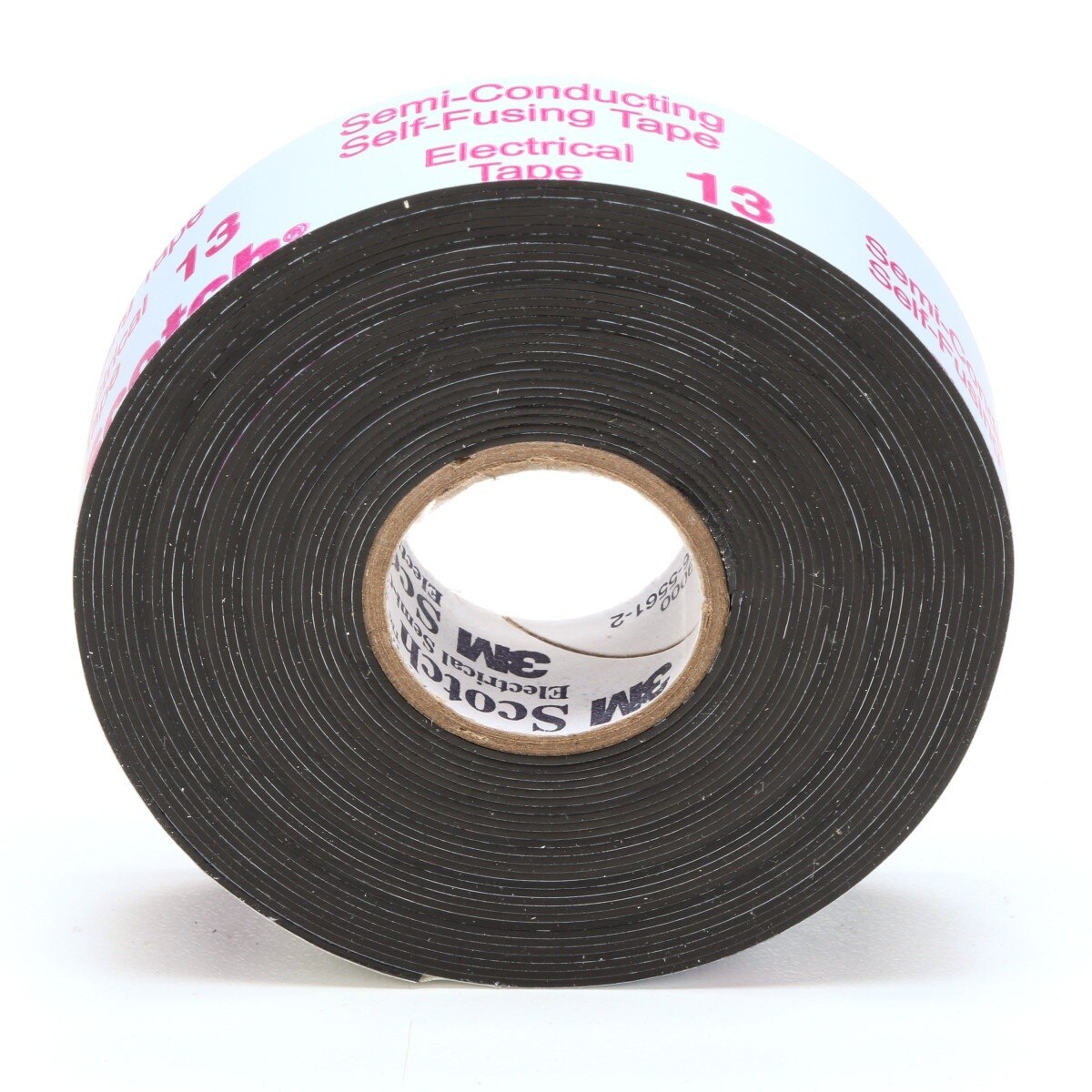 3M 13-3/4X15FT-K Scotch Electrical Semi-Conducting Tape 13, 3/4 in x 15 ft, Printed, Black (7000007284) (50 Pack)