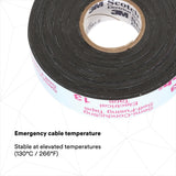 3M 13-3/4X15FT-K Scotch Electrical Semi-Conducting Tape 13, 3/4 in x 15 ft, Printed, Black (7000007284) (50 Pack) - 3