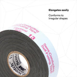 3M 13-3/4X15FT-K Scotch Electrical Semi-Conducting Tape 13, 3/4 in x 15 ft, Printed, Black (7000007284) (50 Pack) - 4