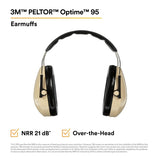 3M H6A/V PELTOR Optime 95 Over-the-Head Earmuff, NRR 21 dB (7000009667) - 2