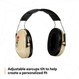 3M H6A/V PELTOR Optime 95 Over-the-Head Earmuff, NRR 21 dB (7000009667) - 6