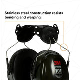 3M H7P3E PELTOR Optime 101 Hard Hat Attached Earmuffs 24 dB NRR (7000009668) - 10