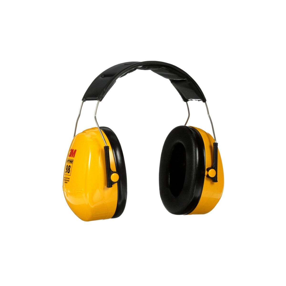 3M H9A 08091 PELTOR Optime 98 Over-the-Head Earmuffs, 25 dB NRR (7000009670) (1 Count) - 3