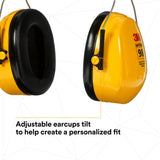 3M H9A 08091 PELTOR Optime 98 Over-the-Head Earmuffs, 25 dB NRR (7000009670) (1 Count) - 5
