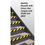 3M 7000017005 Safety Stripe Tape 5702, Black/Yellow, 2 in x 36 yd, 5.4 mil (24 Pack) - 8