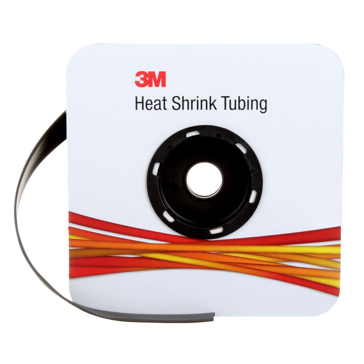 3M FP0.500BK100'S Heat Shrink Thin-Wall Tubing FP-301, 2 to 1 Shrink Ratio, Black, 1/2 in, 100 ft Spool (7000021421) (300 Pack) - 2