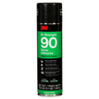 3M 90 30023 Hi-Strength Spray Adhesive, Clear, 24 fl oz Can (Net Wt 17.6 oz) (7000023924)