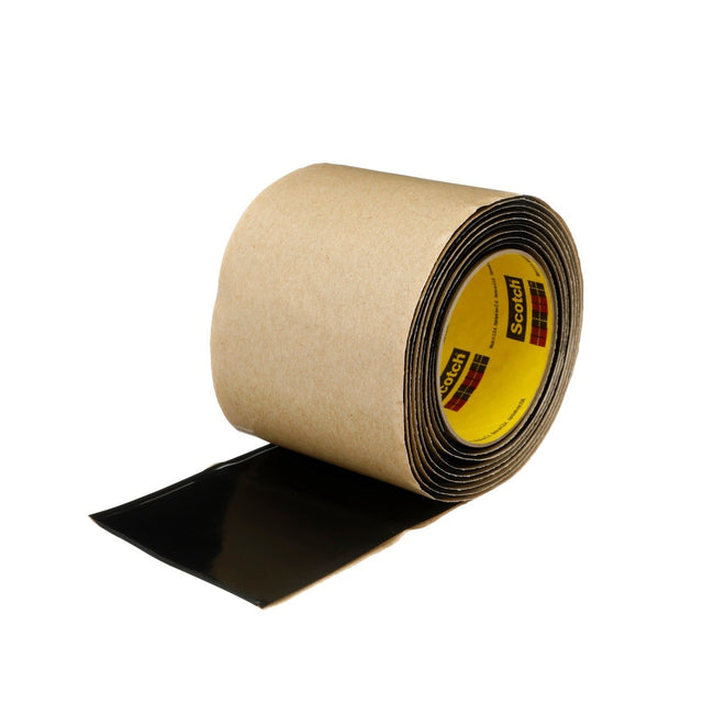 3M Scotch 2210 Vinyl Mastic Roll Electrical Tape, Self-Fusing Mastic, Black, 4 in x 10 ft (2210-4X10FT) (7000026559) (10 Pack)