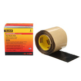 3M Scotch 2210 Vinyl Mastic Roll Electrical Tape, Self-Fusing Mastic, Black, 4 in x 10 ft (2210-4X10FT) (7000026559) (10 Pack) - 2
